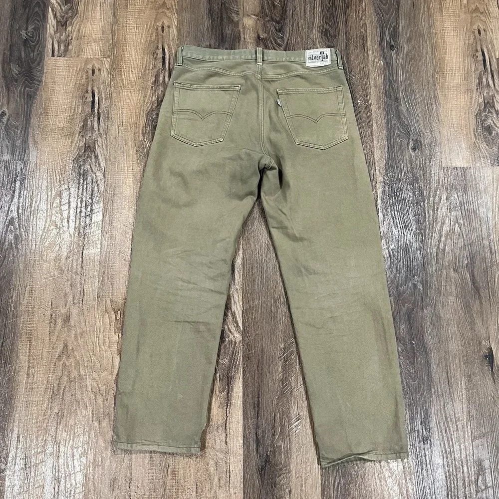 Vintage Levi's Silvertab Loose Tan Denim Jeans 32x32
